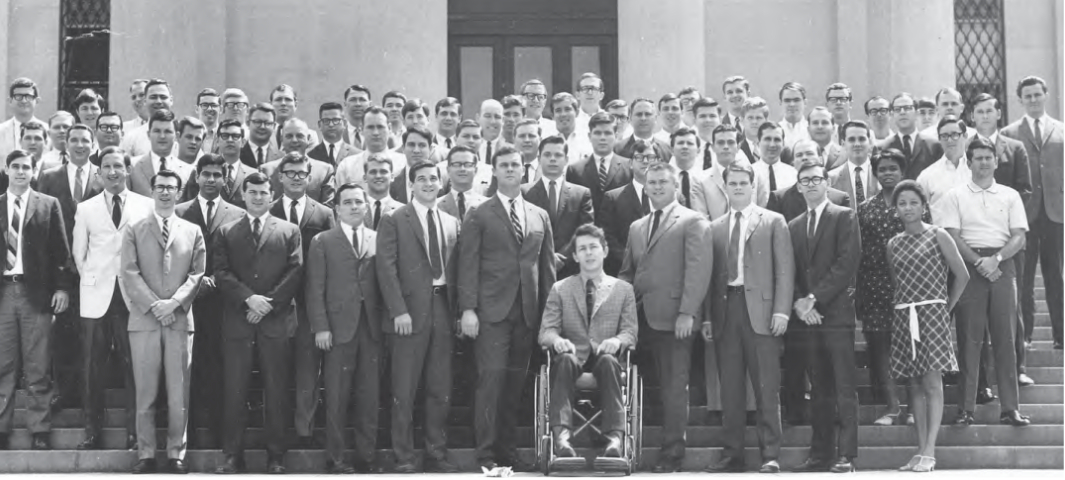 Louisiana State University Law School Class Photo - 1968