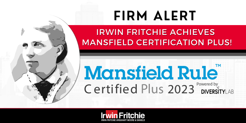 Irwin Fritchie Achieves Midsize Mansfield Certification PLUS Status ...